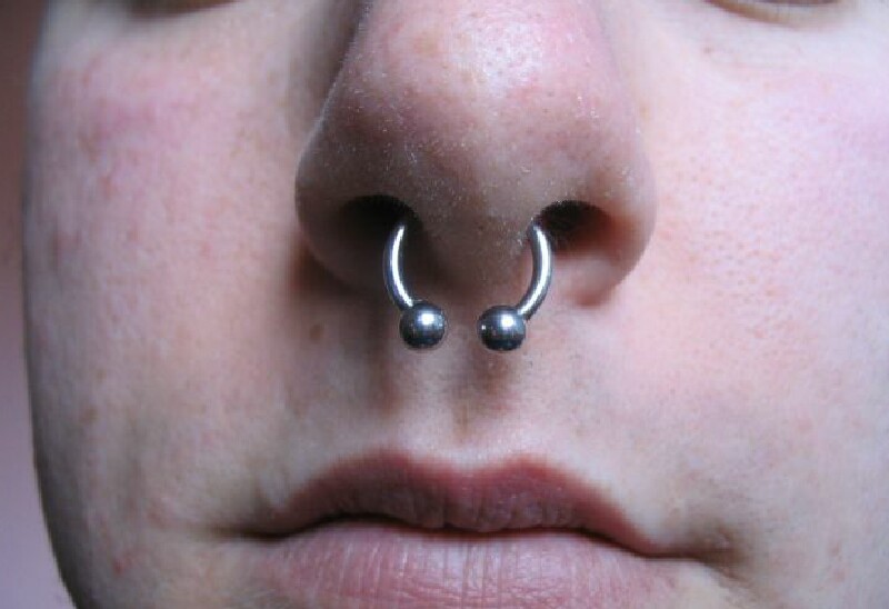 Pain is minimal, but like a nostril piercing, aftercare will be essential 